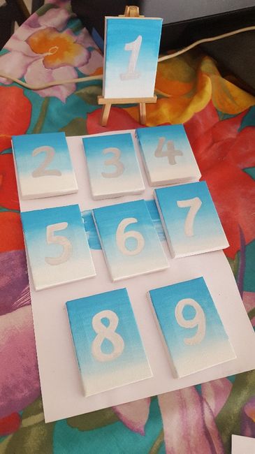  Numéros de table - 1