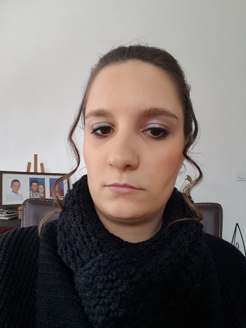 Essai maquillage, coiffure et robe - 4