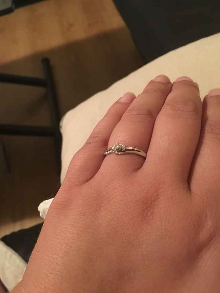 Bague de fiançailles et alliance - 1