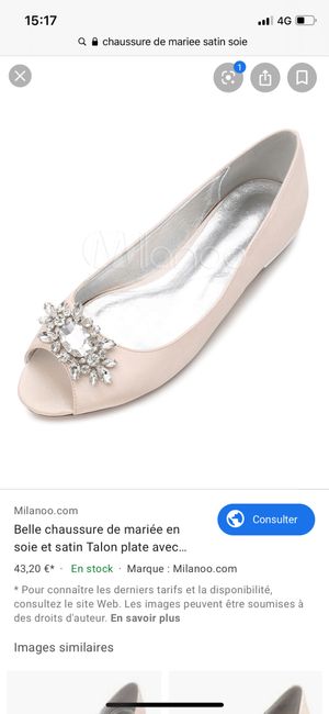 Chaussures plates pour le Jour j - 1