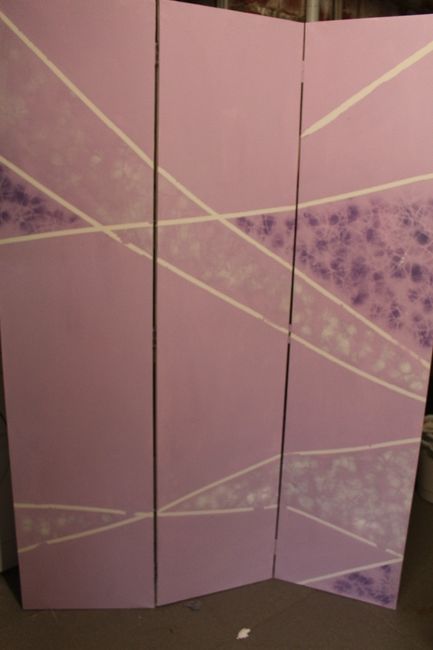 Décor: paravent comme font pour le Photo Booth