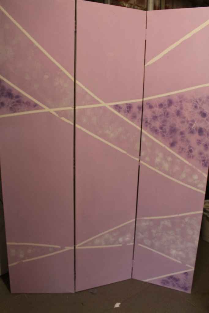 Décor: paravent comme font pour le Photo Booth