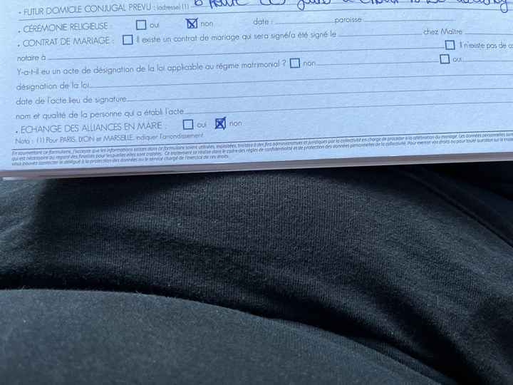 Galère à remplir le dossier - 2