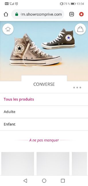 Converse sur Showroomprive - 1