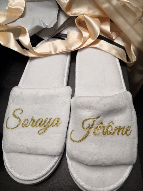 Peignoir personnalisé reçu 2
