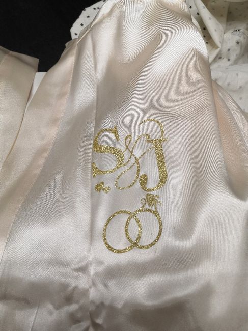Peignoir personnalisé reçu 4