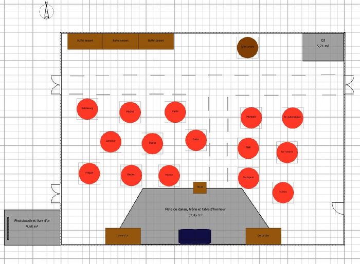 Plan de table- emplacement urne ?? 2