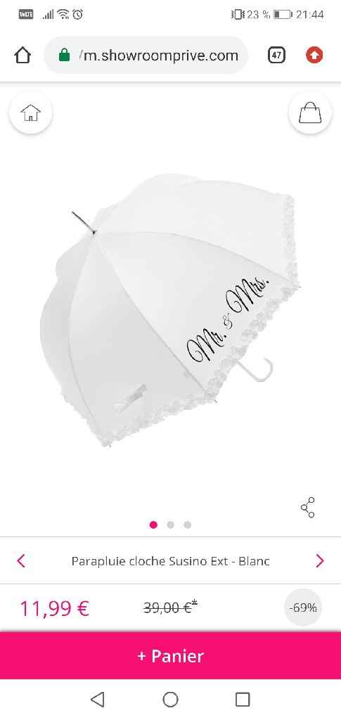 Beaux parapluies (showroomprive) - 1