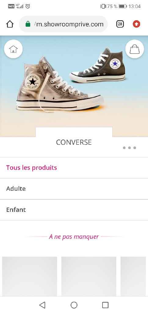 Converse sur Showroomprive - 1