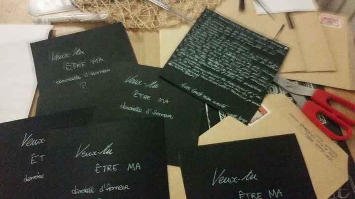 Diy demande demoiselle d'honneur - 1