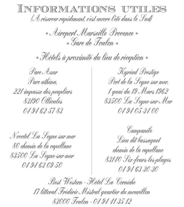Voici nos faire parts thème dolce vita - 7