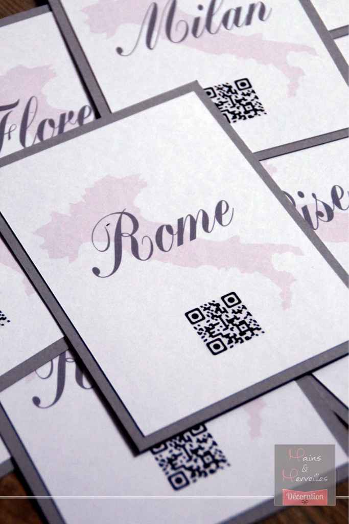 Plan de table dolce vita italienne - 1