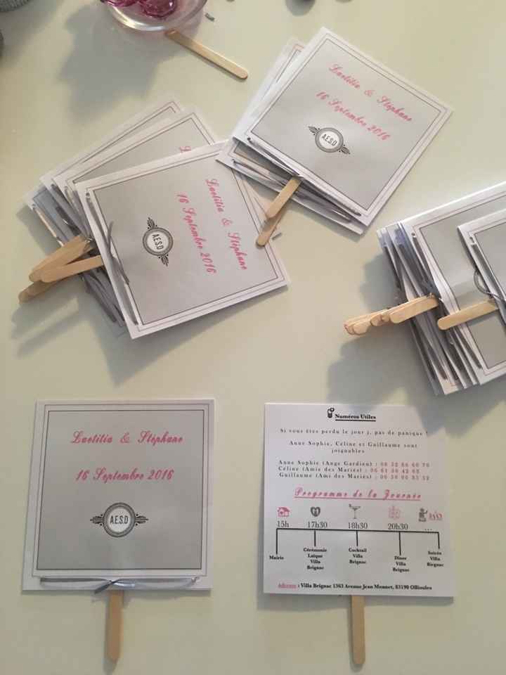 Menu, noms de table, pancarte - 1
