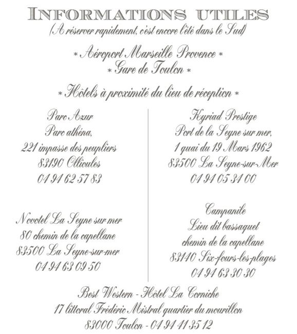Voici nos faire parts thème dolce vita - 7