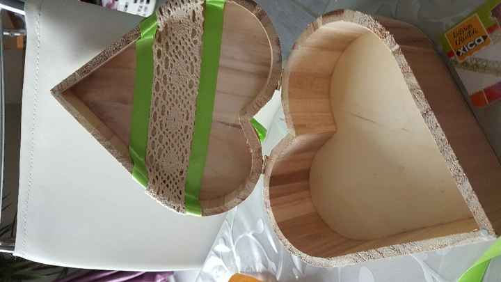 Mon urne diy  et mes petites  boire en coeur diy - 1