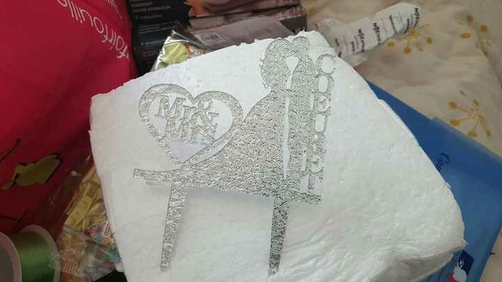 Cake topper personnalisé - 1