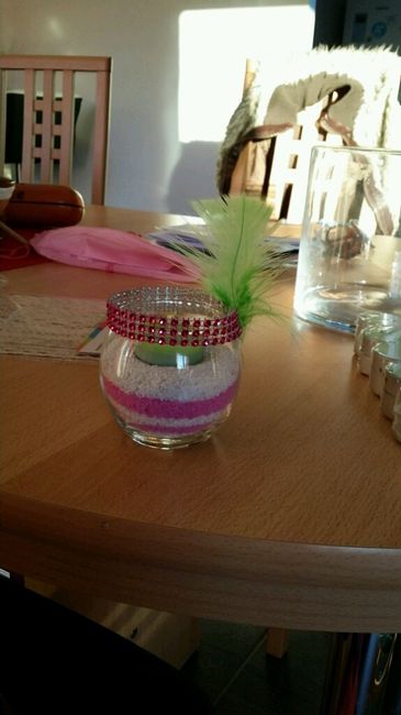 Deco de mes tables / trios de bougies diy terminés !! :-) - 1