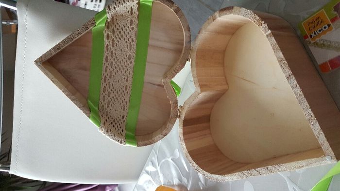 Mon urne diy  et mes petites  boire en coeur diy - 1