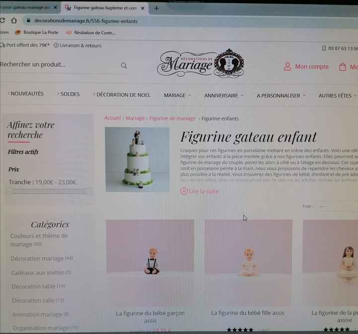 Figurines sur le gâteau 1