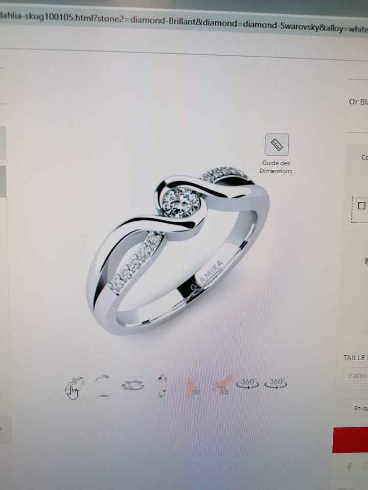 Recherche bague de fiançailles "tourbillon" 3
