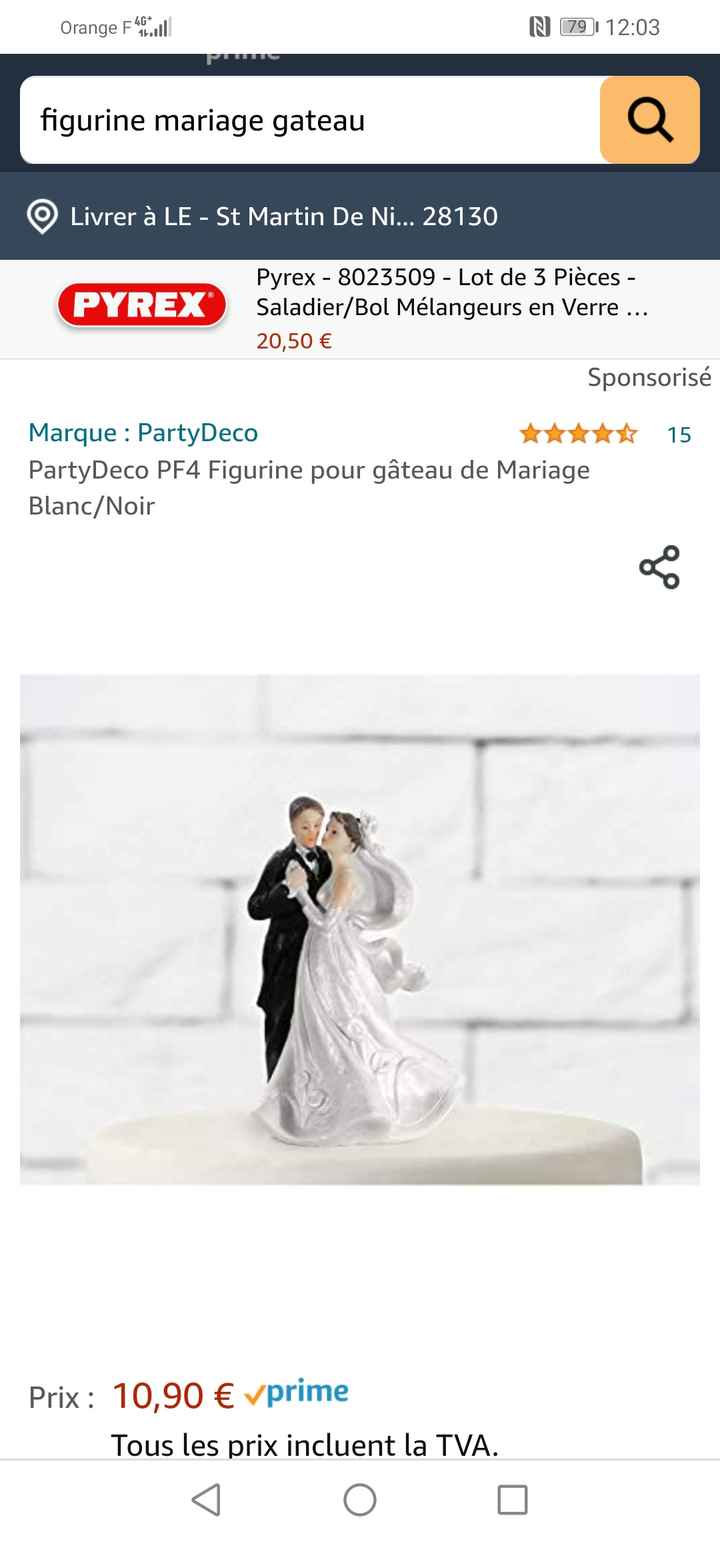 Figurine mariage romantique 2
