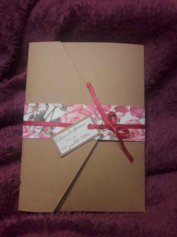 1Er essai de faire part. Besoin de vos avis! - 1