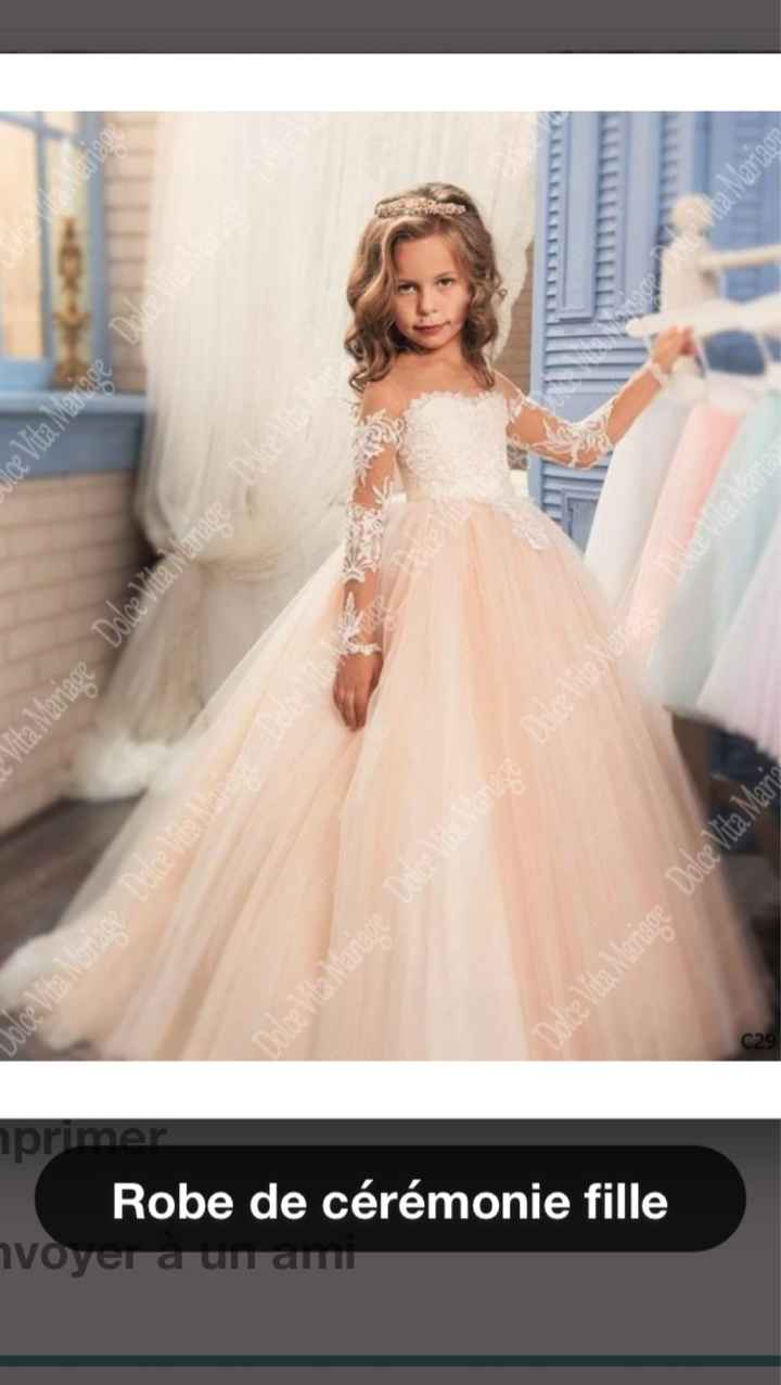 Robe mariées petite fille - 1