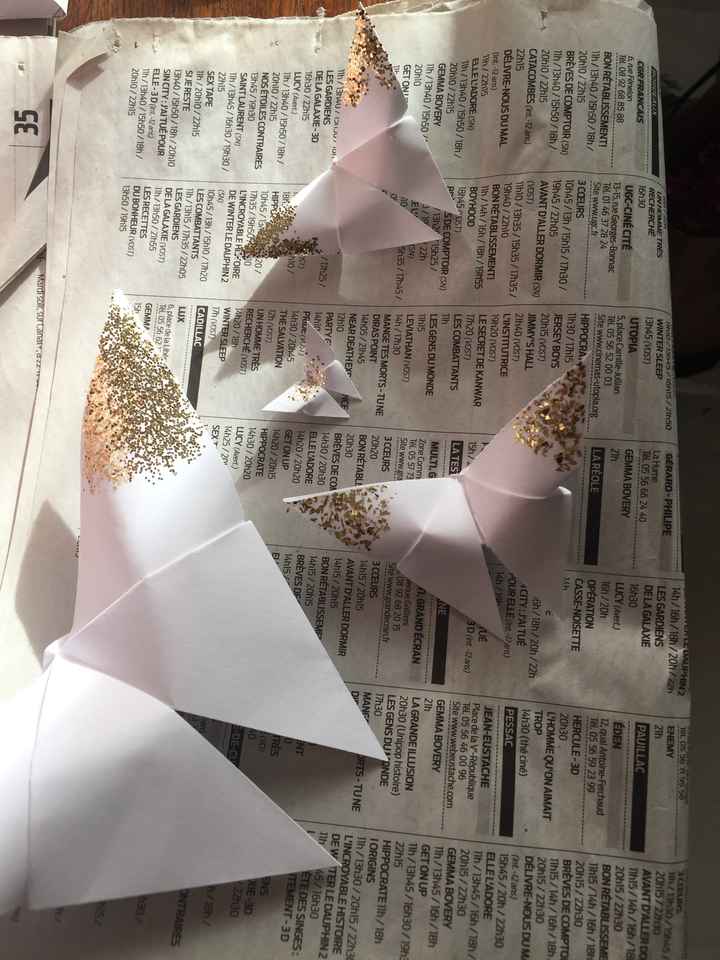 Origami papillon 