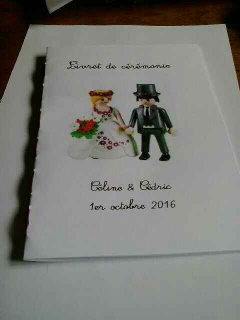 Livret de cérémonie - 1