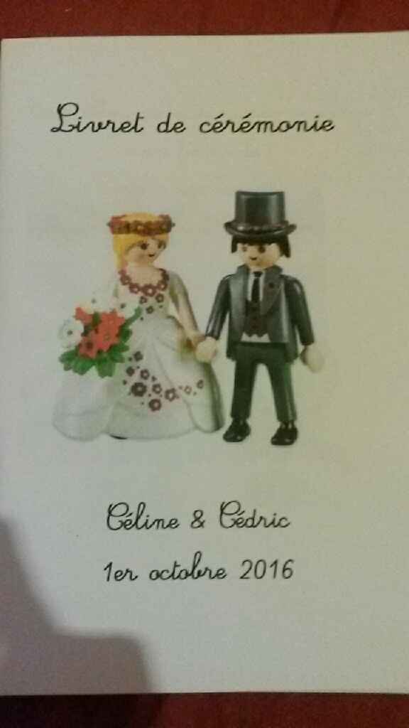 Livret de cérémonie laïque - 1