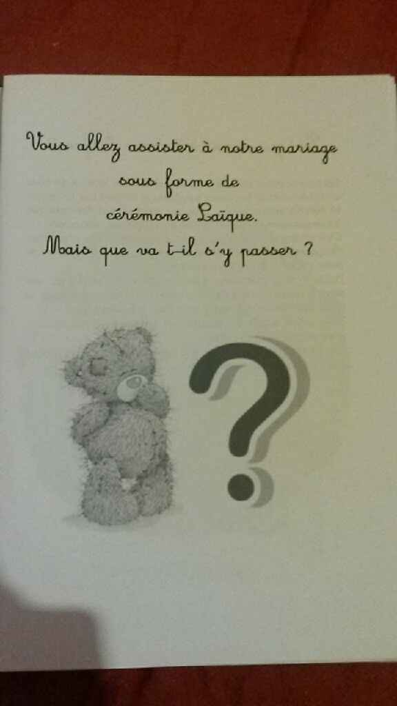 Livret de cérémonie laïque - 2