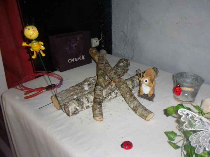 Décoration : 1er essaie : table du plan de table - 5