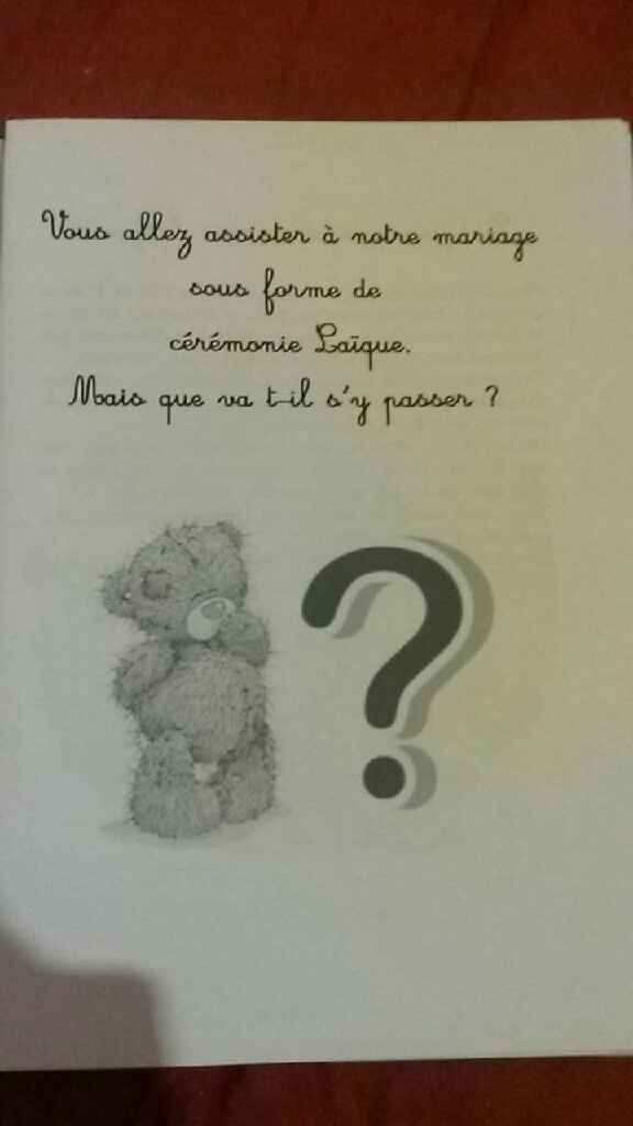 Livret cérémonie laïque - 2
