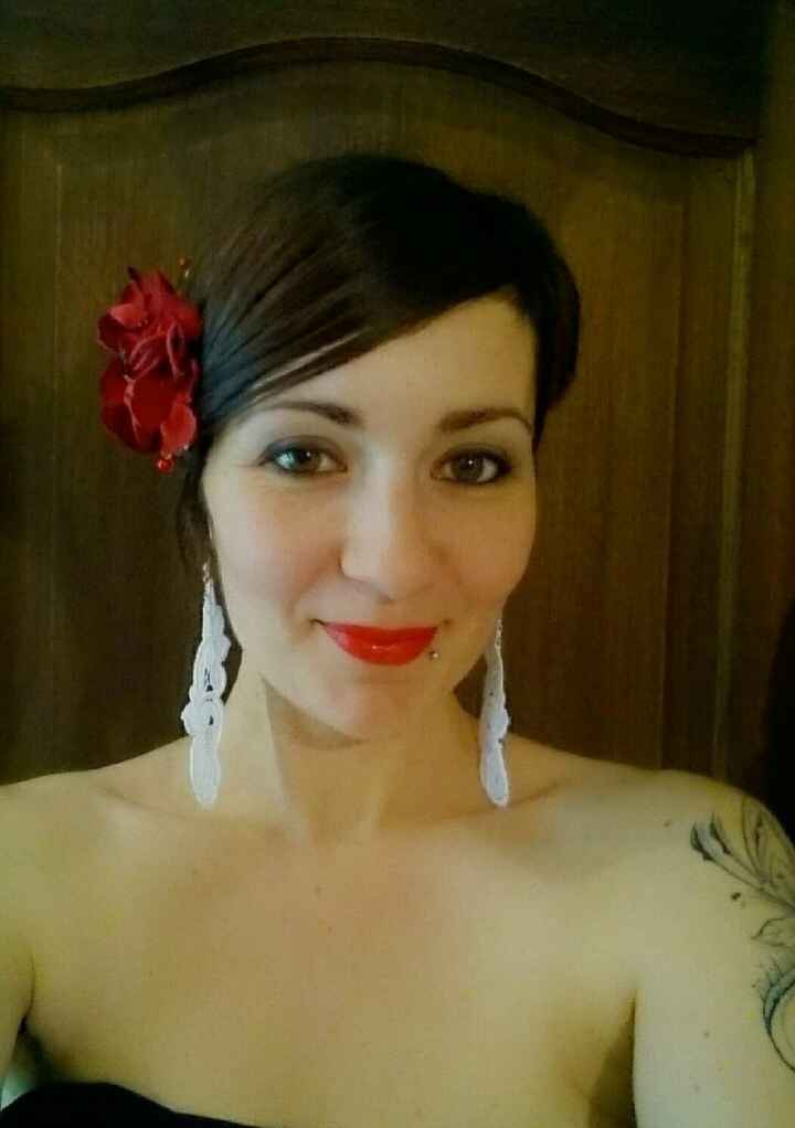 Essai maquillage + coiffure cheveux court - 1