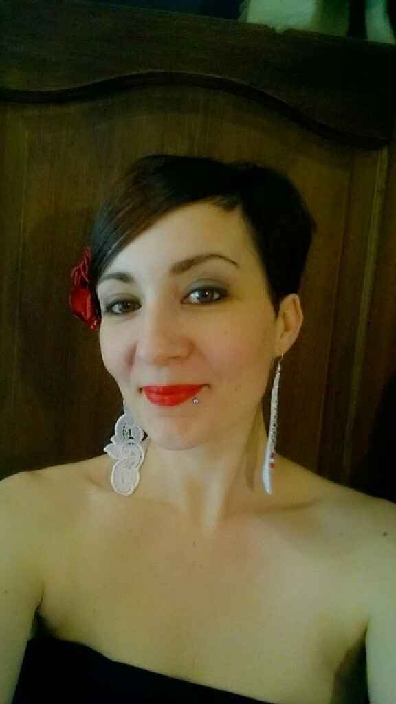 Essai maquillage + coiffure cheveux court - 2