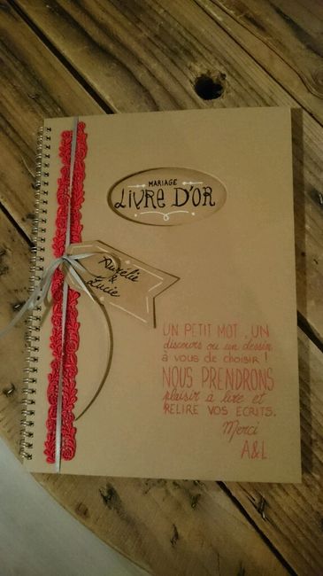 Diy livre d'or :-) - 2