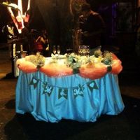 cake table deco rustique