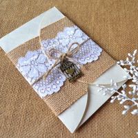 faire part rustique, fait main