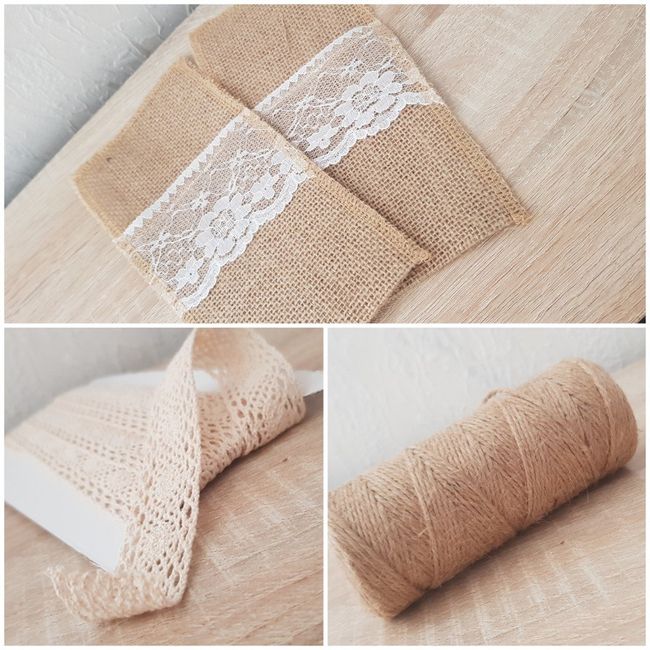 Dentelle, fil et portes couverts