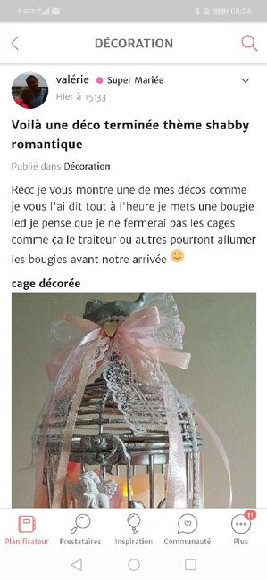 Voilà une déco terminée thème shabby romantique - 1