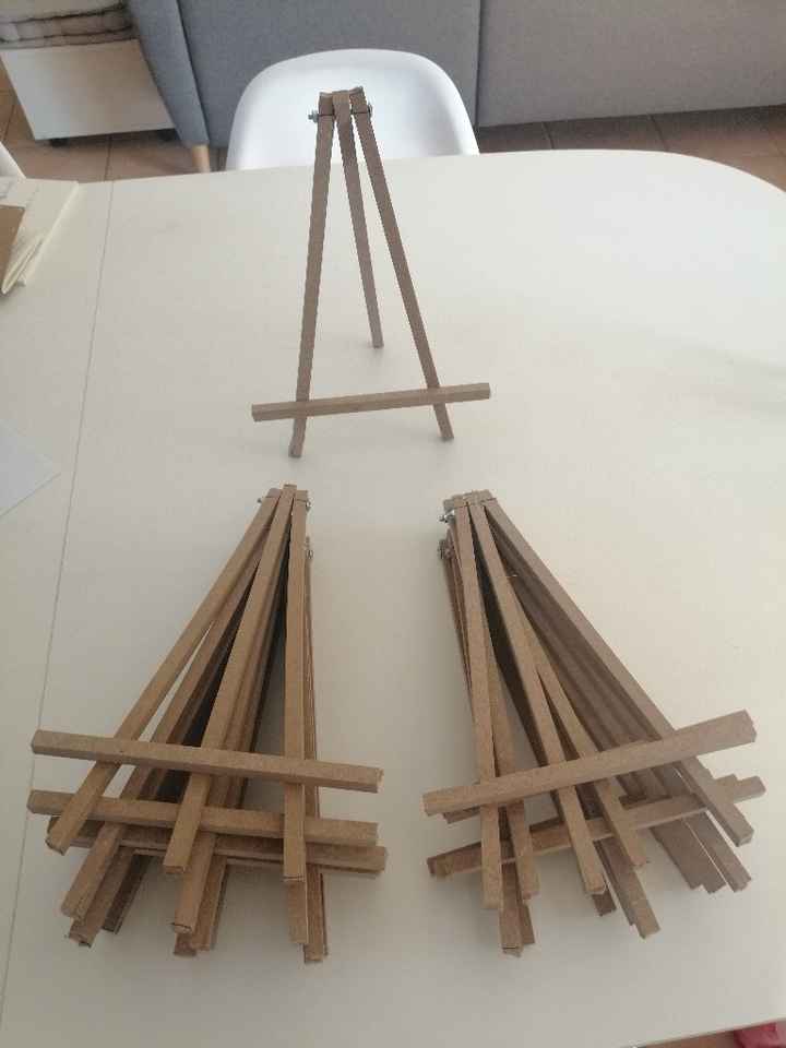 Diy Chevalets de table - 1