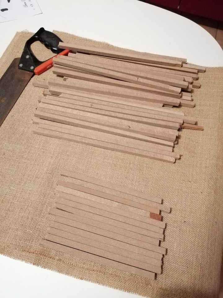 Diy Chevalets de table - 2