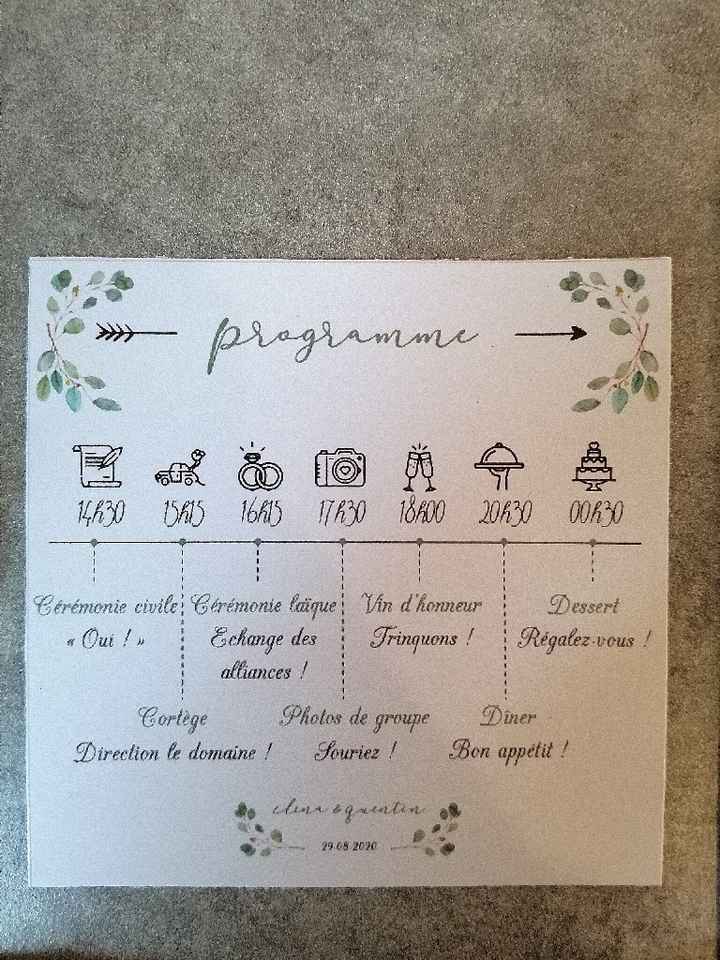 Faire-parts maison enfin terminés! - 1