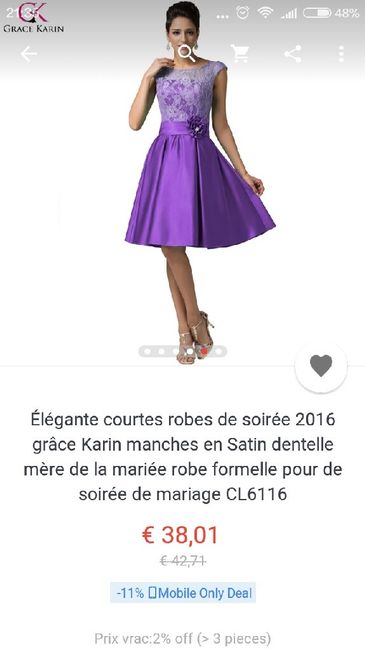 Ou trouver une robe parme ? - 1