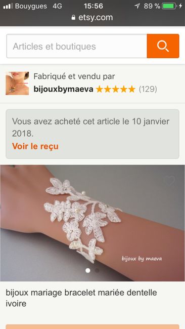 Manchette en dentelle 2