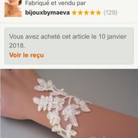 Manchette en dentelle - 1