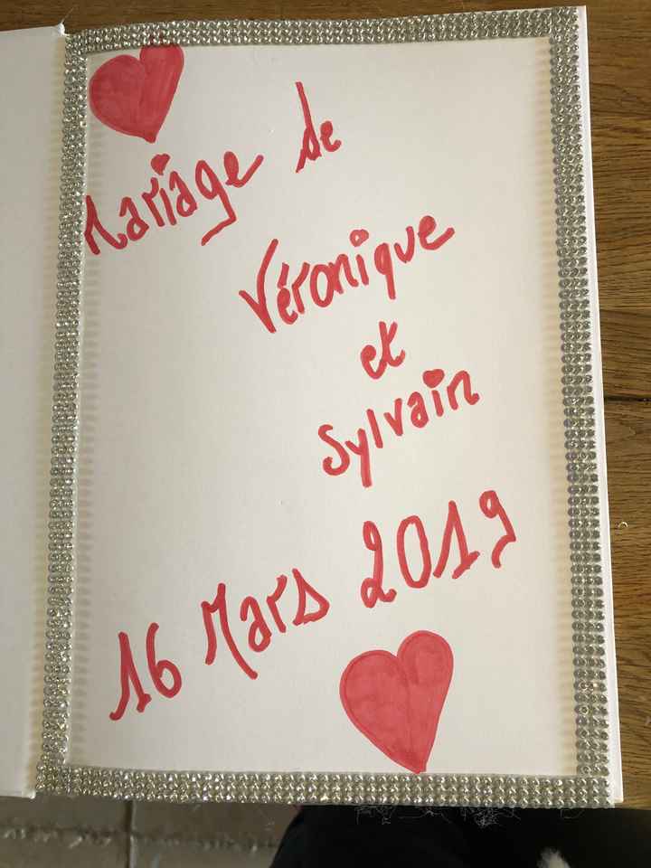 Livre d or thème strass papillon - 2