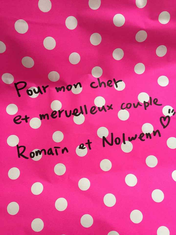 Cadeau d'une de nos amis - 1
