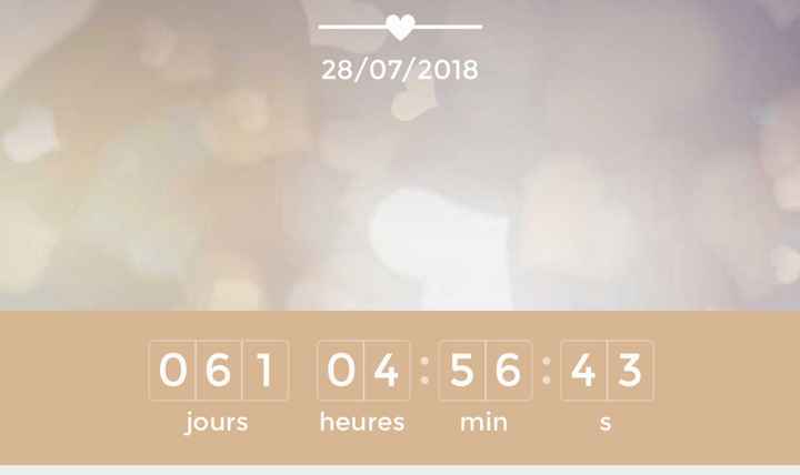Montrez-moi vos compteurs de mariage 🤵👰 - 1
