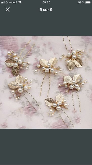  Les bijoux de cheveux style feuillage - 5